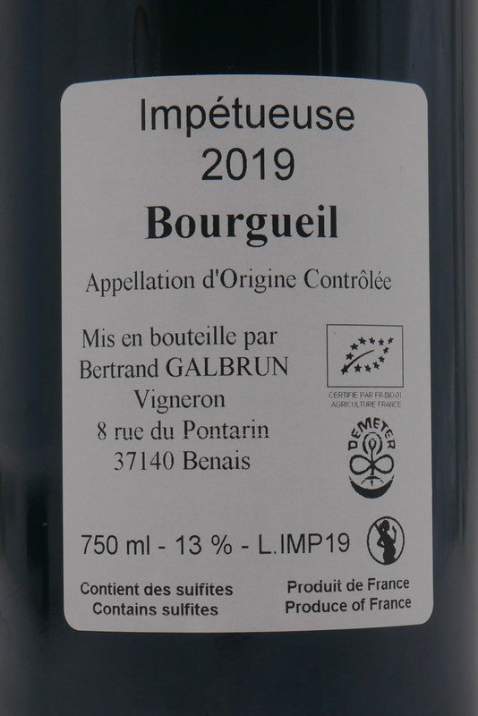 Bourgueil Impétueuse 2019
