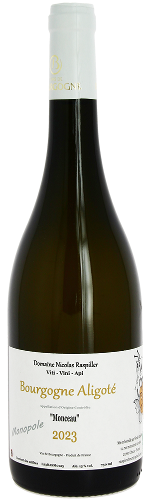 Bourgogne Aligoté Elevage 2023 | Nicolas Raspiller
