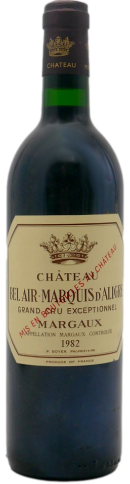 Château Bel Air Marquis d'Aligre 1982