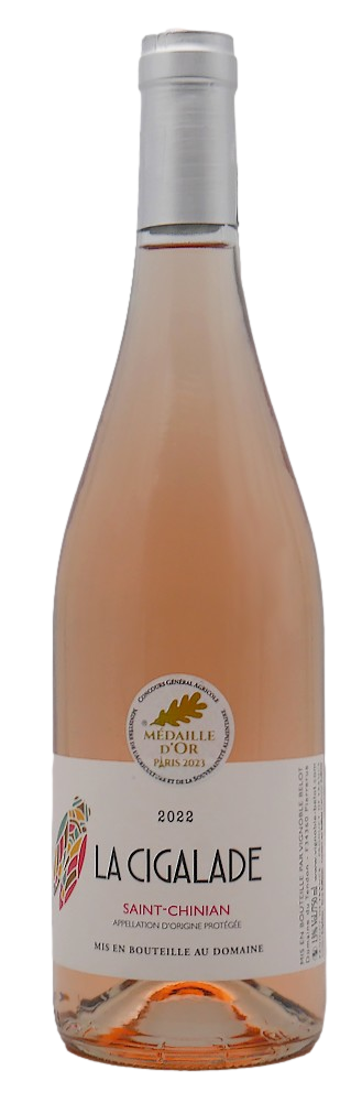 Saint-Chinian rosé 2022 la Cigalade