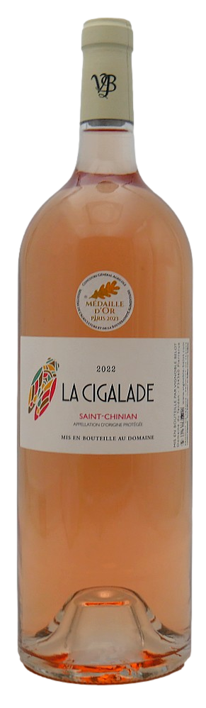 Saint-Chinian rosé 2022 la Cigalade MAGNUM