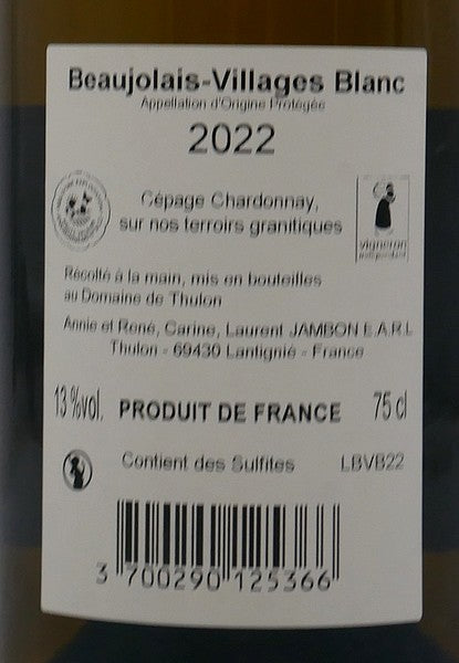 Beaujolais Villages Blanc 2023