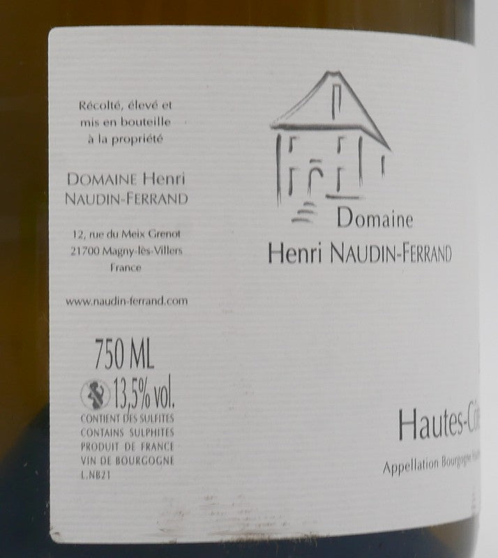 Hautes Côtes de Nuits blanc 2023 | Domaine Naudin Ferrand