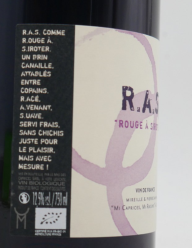 R.A.S. comme Rouge À Siroter