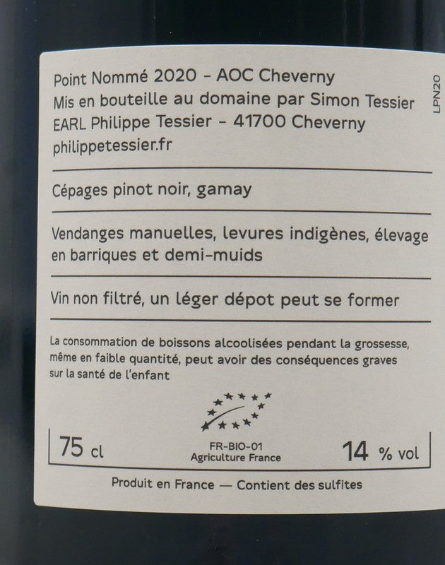 Cheverny rouge Point nommé 2020