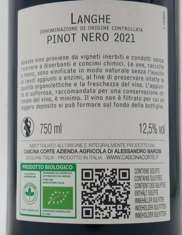 Langhe Pinot Nero 2021