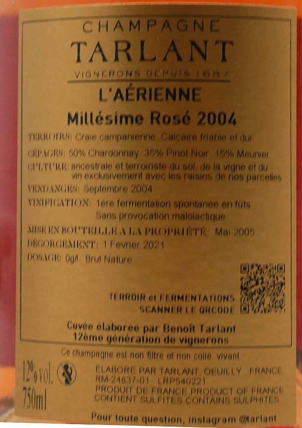 L'Aérienne 2004 rosé
