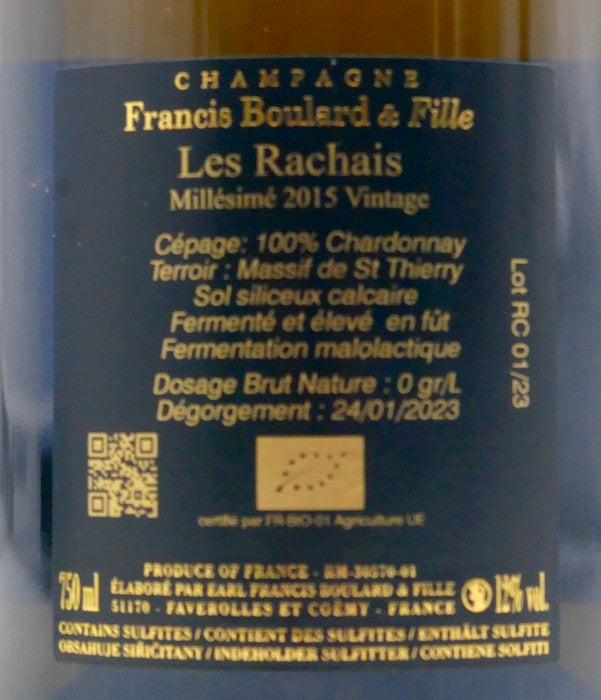 Les Rachais 2015 Brut Nature