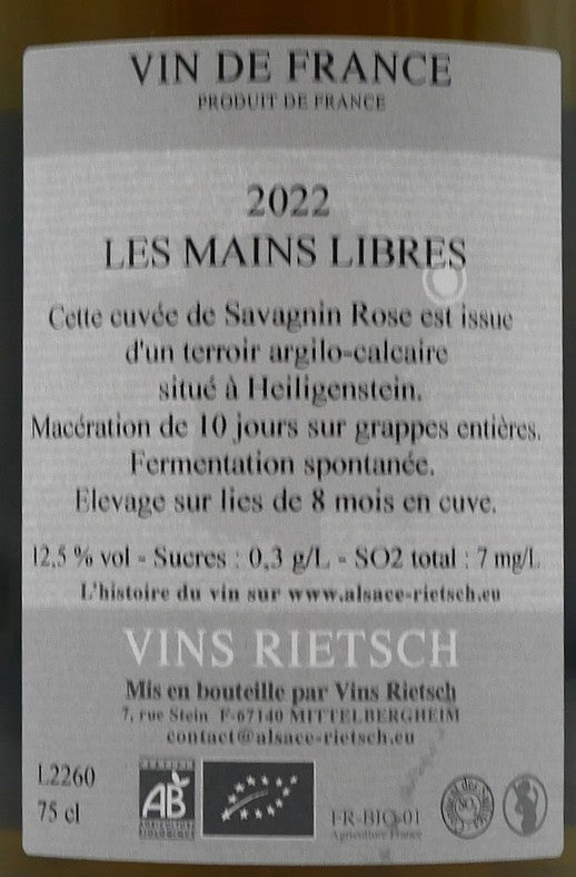 Les mains libres 2022