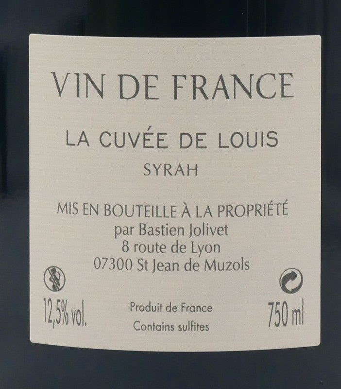 La cuvée de Louis rouge 2022