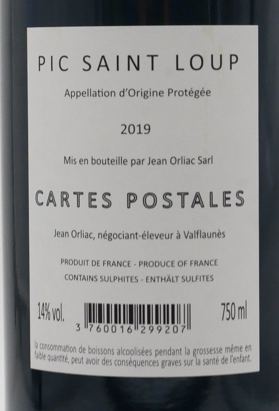 Pic Saint Loup Cartes postales 2019