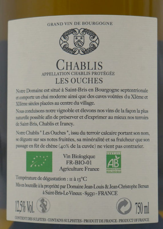 Chablis Les Ouches 2022