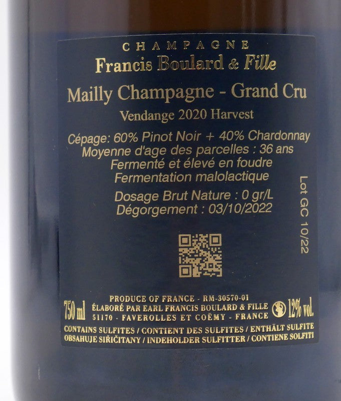 Champagne Grand Cru Mailly 2020