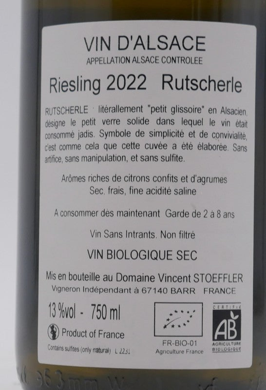 Riesling Rutscherle 2022 Nature