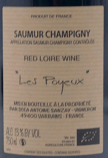 Saumur Champigny rouge Les Poyeux 2021