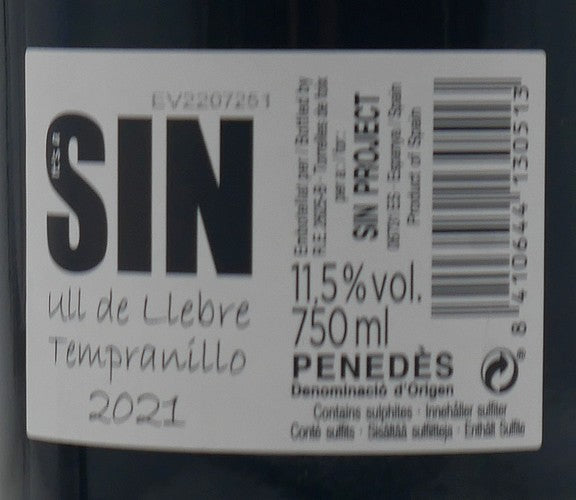 SIN Tempranillo 2021