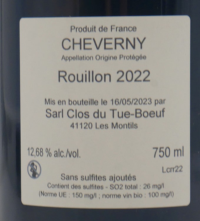 Rouillon 2022 | Clos du Tue Boeuf