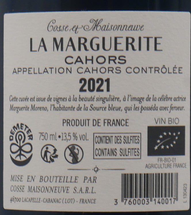 Cahors La Marguerite 2021