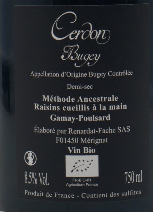 Bugey Cerdon demi-sec bio 2023