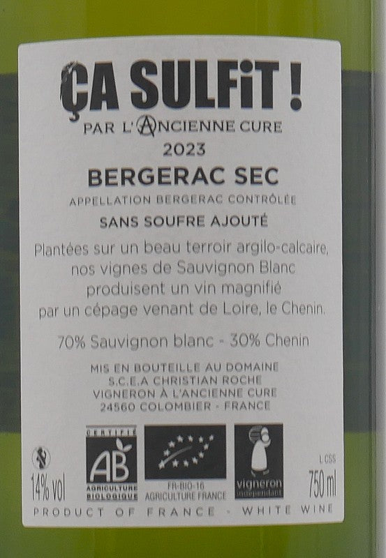 Bergerac Ça Sulfit blanc 2023