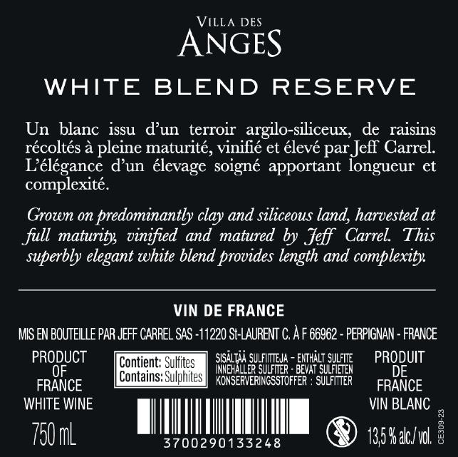 Villa Des Anges white blend réserve 2023