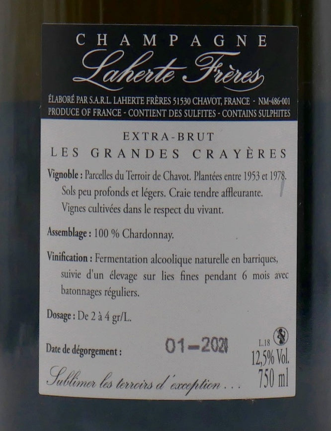 Les Grandes Crayères 2020 Extra Brut