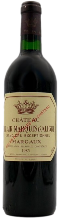 Ch.Bel Air Marquis d'Aligre 1985 niveau HE/ME