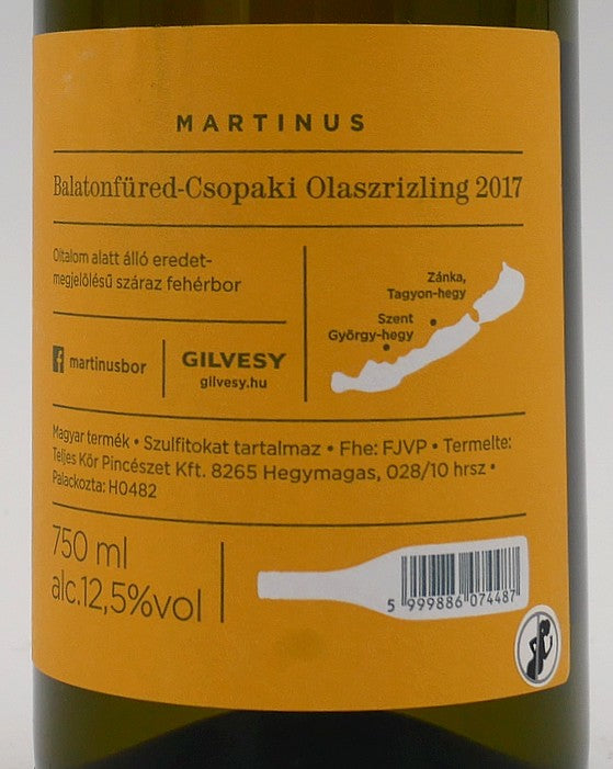 Martinus Olaszrizling 2017