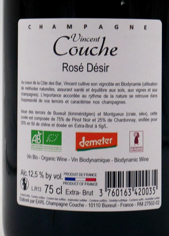 Rosé Désir Extra-Brut