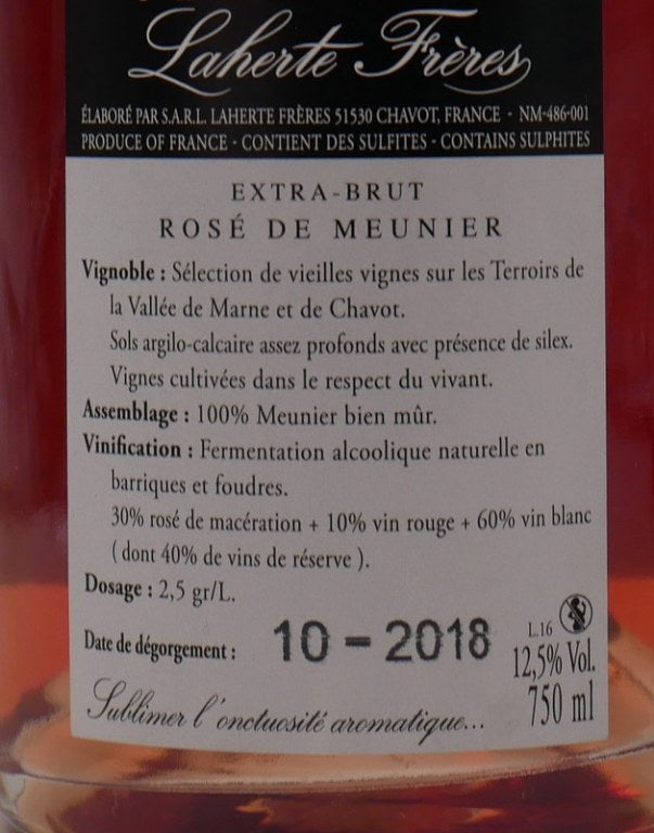 Rosé de Meunier Extra Brut