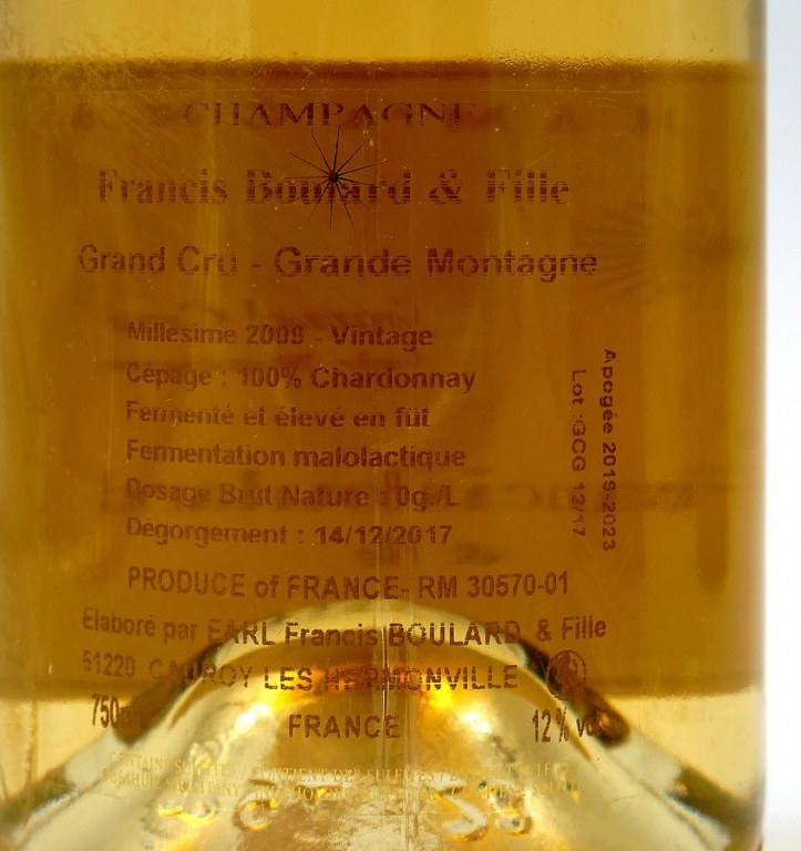 Grande Montagne Grand Cru 2009 Nature