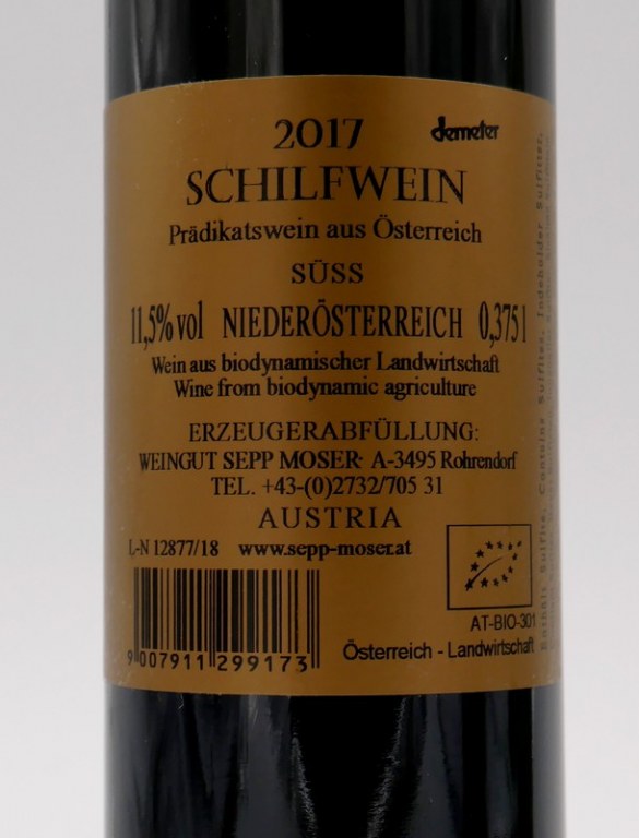 Schilfwein Scheurebe 2017 - bouteille de 37.50cl