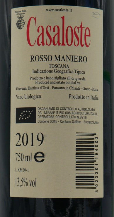 Rosso Maniero 2019