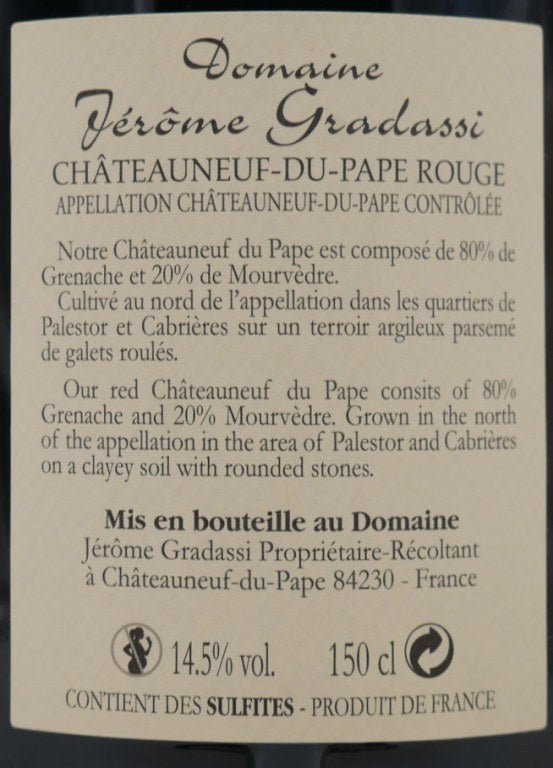 Châteauneuf du Pape rouge Magnum 2021