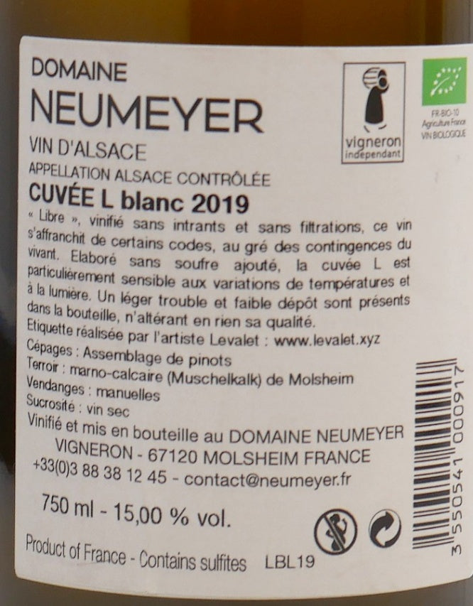 Cuvée L Blanc 2019