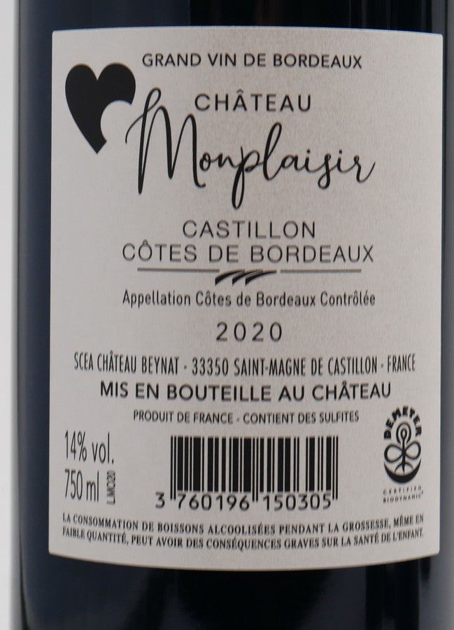 Château Monplaisir 2022