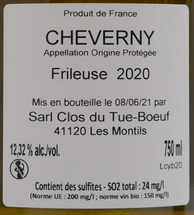 Cheverny blanc Frileuse 2021