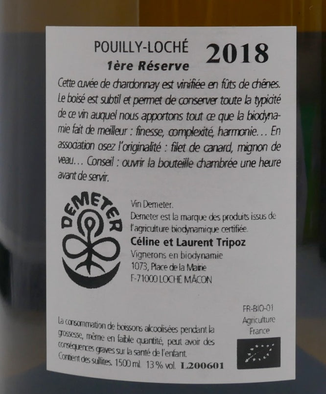 Pouilly Loché 1ère Réserve 2019 MAGNUM