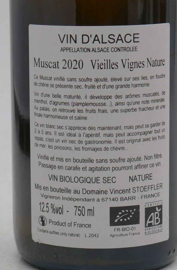 Muscat Nature Rutscherle Vieilles Vignes 2022