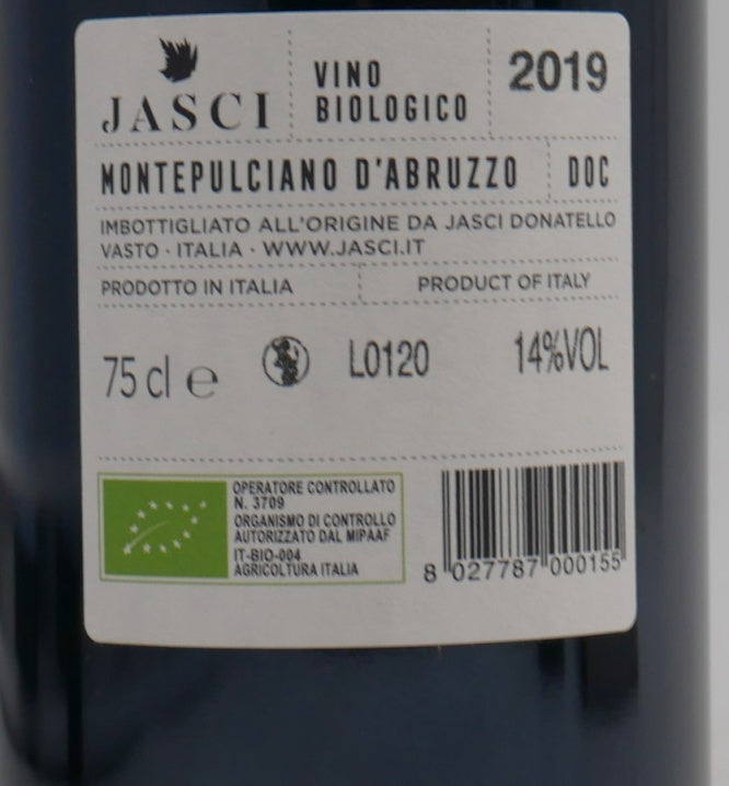 Montepulciano d'Abruzzo sans sulfites 2021