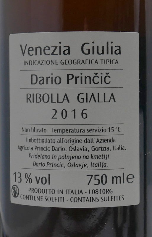Ribolla Gialla 2018