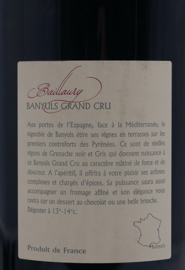 Banyuls Grand Cru Baillaury 2005