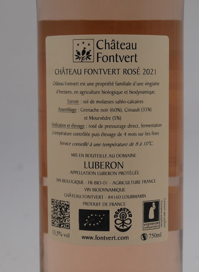 Château Fontvert rosé 2022