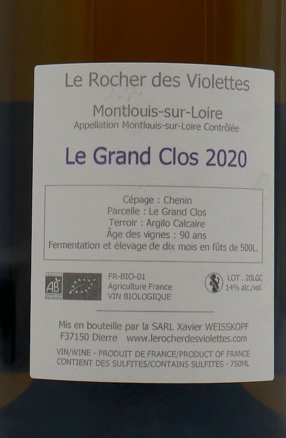 Montlouis Le Grand Clos 2021