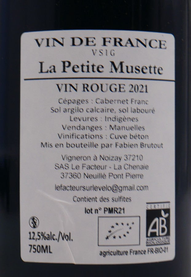 La petite musette rouge 2021