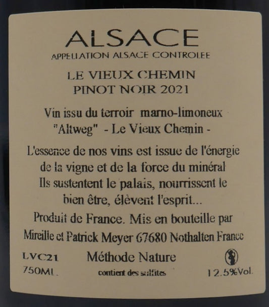 Pinot Noir Le Vieux Chemin