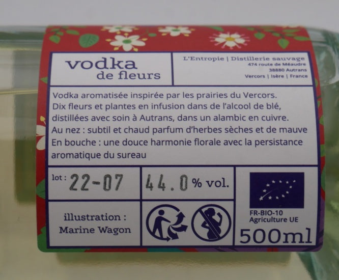 Vodka de fleurs 50cl