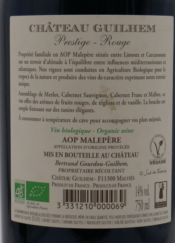 Malepère Cuvée Prestige 2020