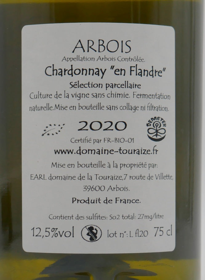 Arbois Chardonnay En Flandre 2020