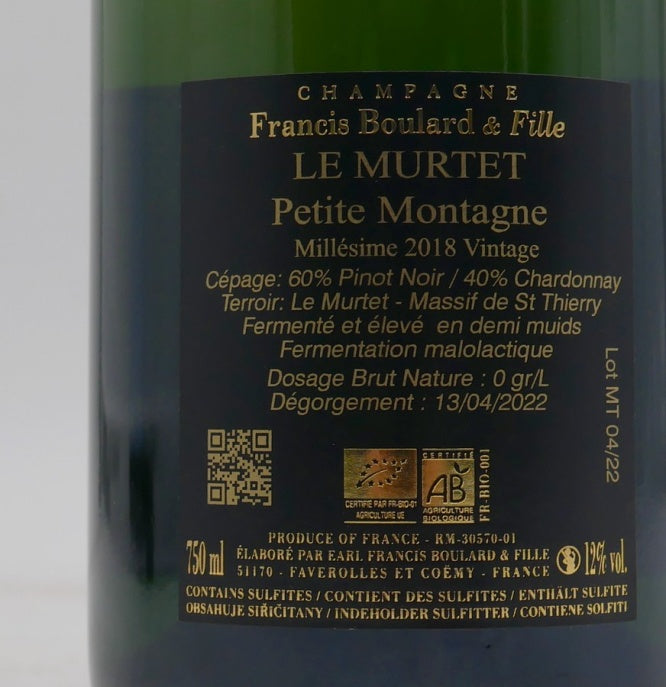 Champagne Le Murtet Nature 2018
